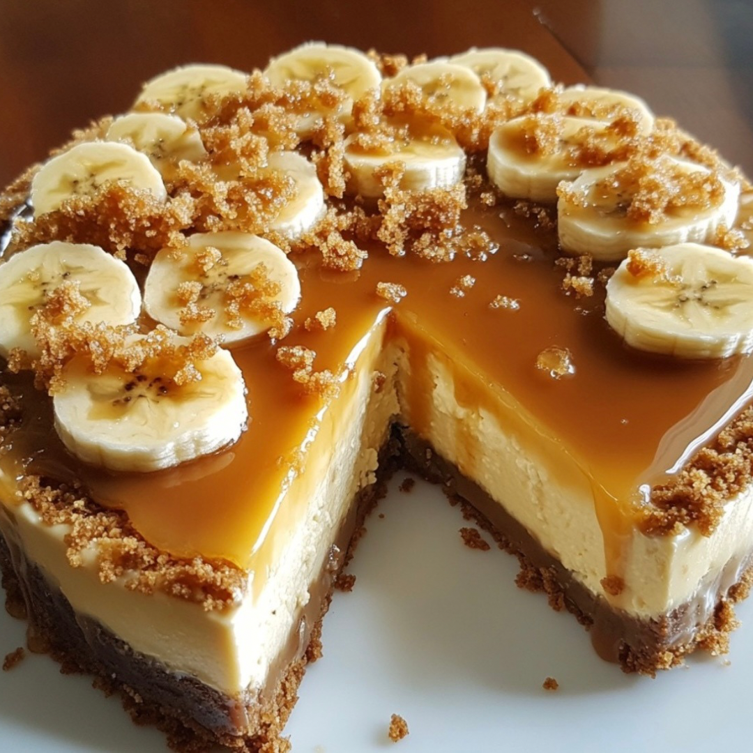 Ultimate Caramelised Banoffee Caramel Pie Pot