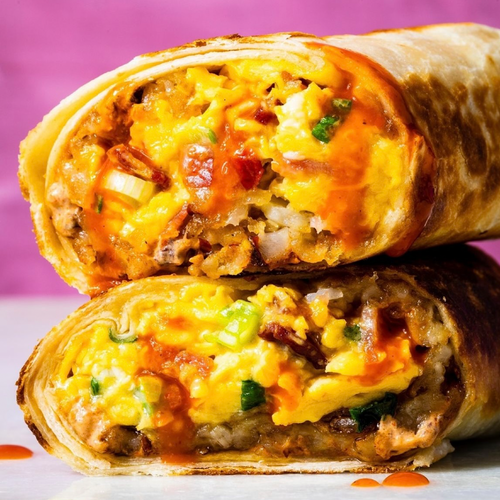 Crispy Scottish Breakfast Burrito. Squared Sausage. Tattie Scone. Cheesy Beano’s