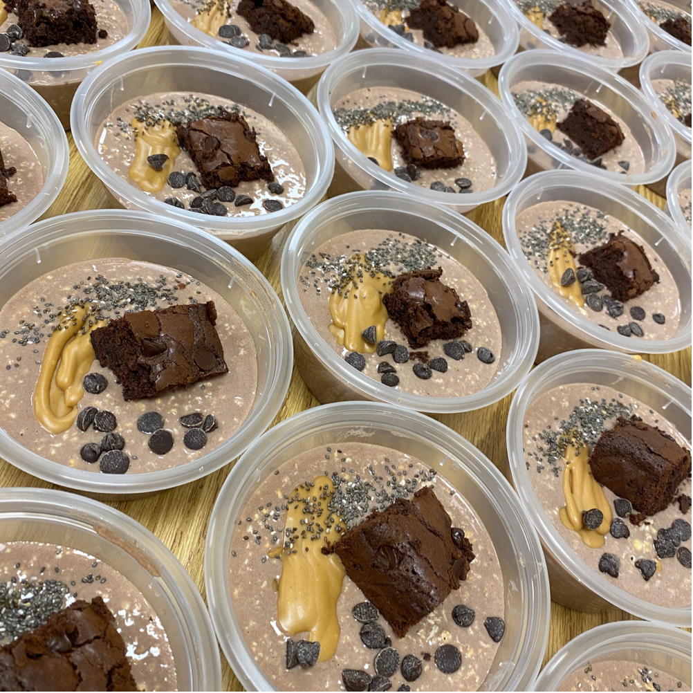 Caramel Brownie Overnight Oats