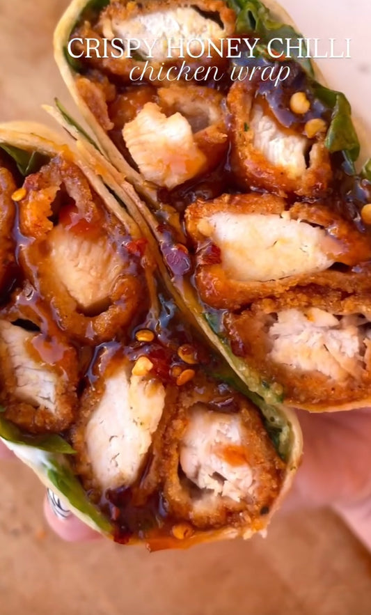 Crispy Honey Chilli Chicken Wrap
