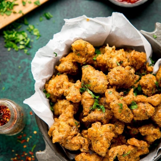 Haggis Pakora Spiced Onions Snack Pot