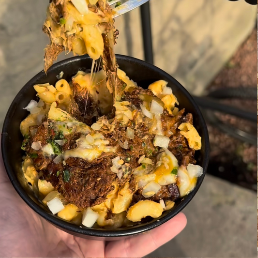 Beef Birria Mac & Cheese Snack Pot