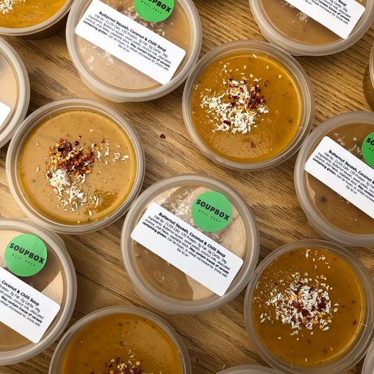 Spiced Sweet Potato, Carrot & Coriander Soup