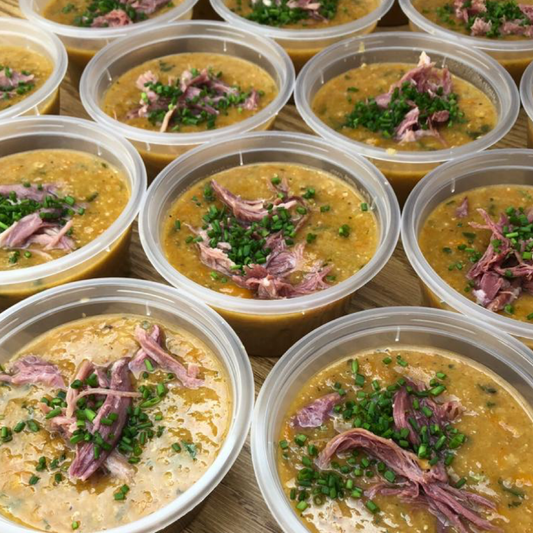 Smoked Ham Hock & Lentil Soup